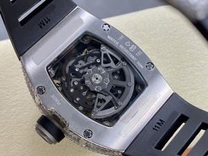 Montre en fibre de carbone, tourbillon transparent, mouvement mécanique automatique, montre luxueuse avec des caractéristiques étanches et uniques - Product Image 4