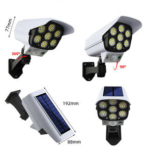 太阳能路灯室外太阳能灯带<span class=keywords><strong>3</strong></span>光模式防水运动传感器花园庭院安全照明 - Product Image 1