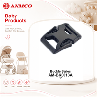Ceinture de sécurité pour enfant à 3 points avec logo personnalisé, boucle de déverrouillage latérale en plastique, accessoires pour poussette bébé