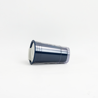 Gobelet à boisson en plastique AS sans BPA, double paroi, coloré, avec logo personnalisé, 16 oz, pour jus, fête, beerpong, avec couvercle