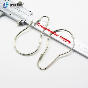 Crochets de rideau de douche en argent tendance EWANG pour salle de bain (vente en gros) - Product Image 2