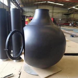 Caminetto a <span class=keywords><strong>Legna</strong></span> Sferico Unico Personalizzato con Condotto di Scarico Integrato. - Product Image 2