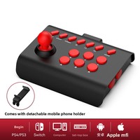 Stik Kontrol Game Nirkabel untuk PC Android IOS Ponsel Switch TV PS4 King of Fighters Joystick Arcade