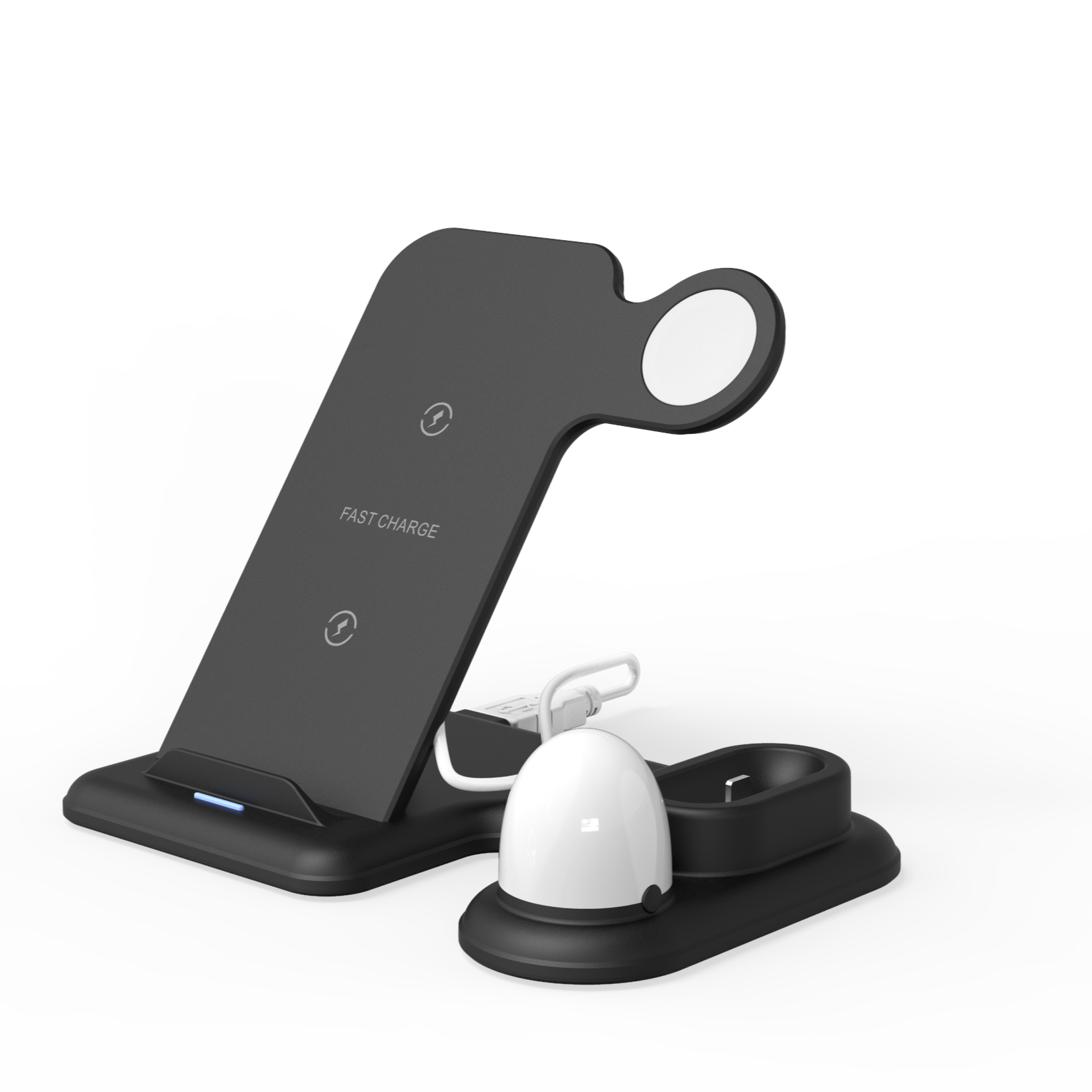 10W wireless charging 4 in 1 new product wireless charger station for iphone/watch/earphone/lamp universal wireless charger