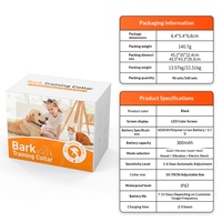 Großhandel Wiederaufladbares Automatisches Anti-Bell Hundetrainingshalsband aus Kunststoff, 40g Leichtgewicht, IP67 Wasserdicht, 7-15 Tage Akkulaufzeit