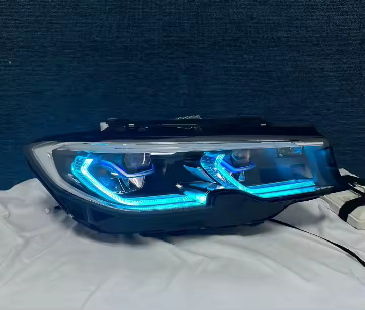 Laser Headlight Retrofit Upgrade w/ Optional RGB DRL Modules for G20 3 Series 330i / M340i