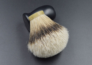 Brocha de afeitar de <span class=keywords><strong>pelo</strong></span> de tejón Silvertip premium, nudo 20, herramienta de espuma hecha a mano con <span class=keywords><strong>pelo</strong></span> de tejón suave para reparación de mangos de afeitado DIY - Product Image 2