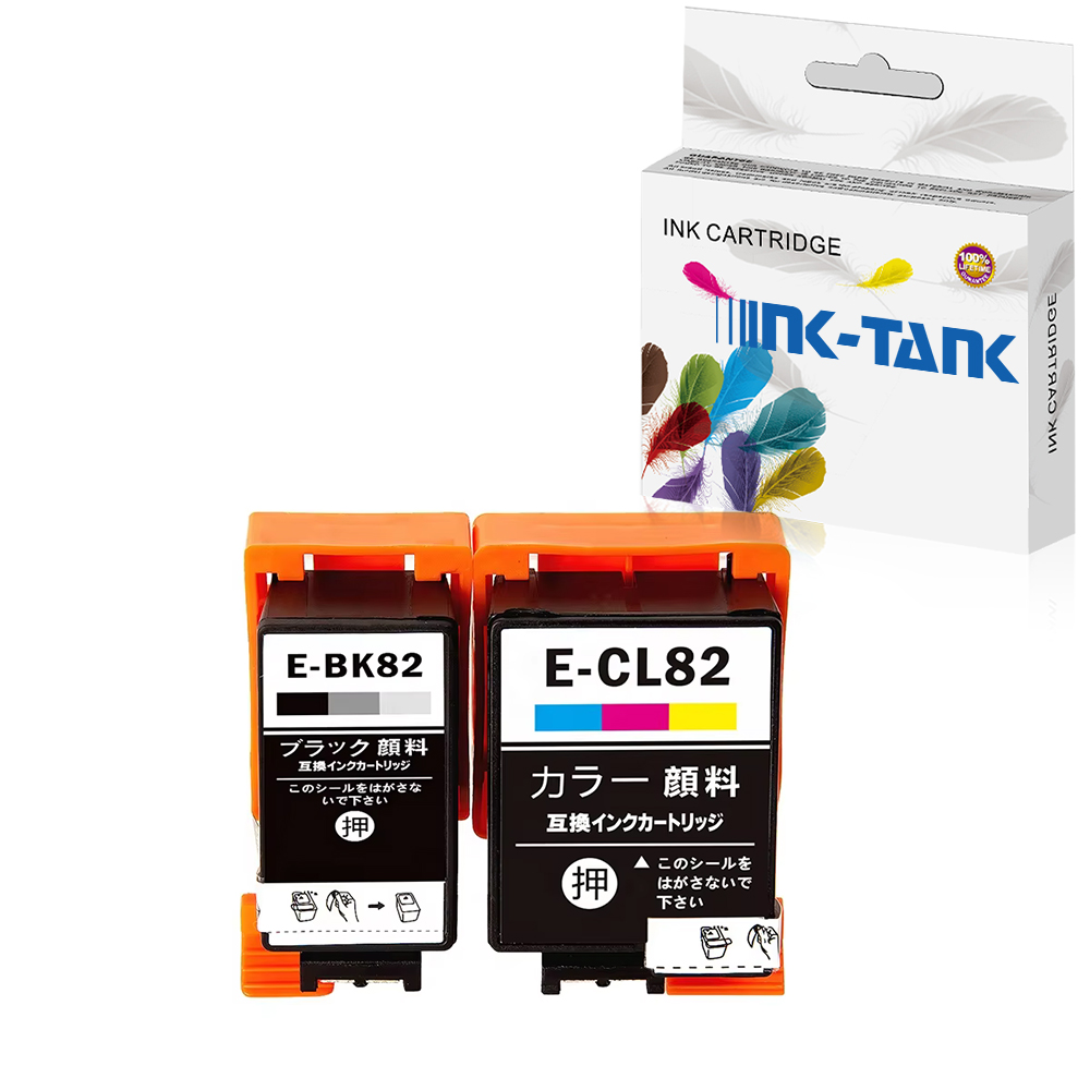 INK-TANK E-BK82 ICBK82 ICCL82 ICC82 Премиум цвет совместимый чернильный картридж для принтера Epson PX-S06B PX-S06W принтер
