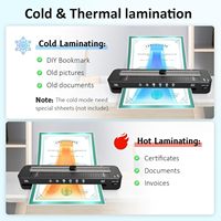 Stock USA, livraison gratuite, kit de plastification thermique à froid A3 de 13 pouces avec outils de découpe et films de plastification
