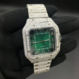 Regal <span class=keywords><strong>Prestige</strong></span> orologio di lusso da uomo VVS Moissanite D colore Design High-End opulento Craft acciaio inossidabile cinturino Premium pietre preziose - Product Image 3