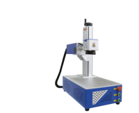Machine de marquage laser à fibre Chenmai - Graveur laser portable de table en acier inoxydable avec garantie d'un an, refroidissement par air, Ethernet