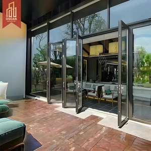 أبواب أنيقة قابلة للطي مدخل الفناء مثالية فلوريدا منازل الشقق المساحات التجارية-أبواب الفناء Bifold باب منزل قابل للطي - Product Image 3