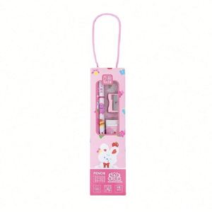 Promotion Supplies Customized <b>Cheap</b> Cute Fancy 5 Pcs Stationery <b>Set</b> Back to School <b>Gifts</b> for Primary Students Use - Product Image 2