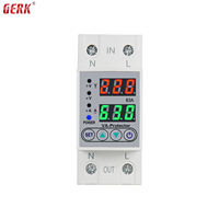 Regulador Automático Monofásico de 40A/63A 220V CA, Estabilizador de Reinicio Automático SVC con Pantalla Digital y Protección Contra Sobretensión de 15kVA