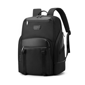 Mochila Ejecutiva Antirrobo Unisex de Nylon y Cuero Premium, Mochila Profesional para Portátil, Mochila Universitaria, Mochila de Viaje - Product Image 5