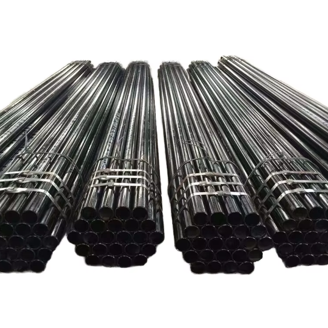 Carbon Steel Seamless Pipe API 5L ASTM A106 A53 GR.B SCH40 Black Steel Tube for Gas Oil Pipeline Seamless Steel Tube Pipe