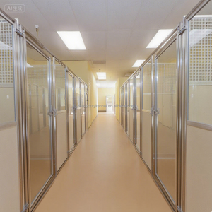 Özelleştirilmiş kapalı/açık paslanmaz çelik köpek kulübesi yatılı Kennels Pet kafesleri ev çiftlik hayvancılık kullanımı için - Product Image 2