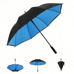 Xj 30 Inch Fiberglass <b>Windproof</b> Big Auto Opening Straight Cheap Price Daily Life Customized Logo Golf Men <b>Umbrella</b> - Product Image 1
