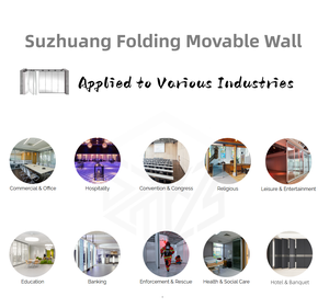 High-end Motorized Movable Door Foldable Wall for Temple Church Gym Hotel Banquet Gallery Wedding <strong>Hall</strong> - Product Image 5