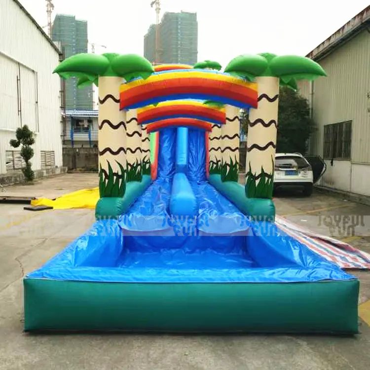 JOYFUL FUN giant commercial water slide gonfiabile fuori porta scivolo gonfiabile