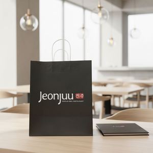 Bolsa de Papel Kraft Negra de 21*11*27 cm, para Regalos, Reciclable, Portátil, para Alimentos y Bebidas de Café, Suministro de Fábrica, Todos los Tamaños, Venta al Por Mayor - Product Image 4