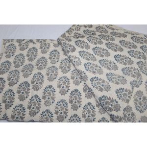 Nueva Tela Estampada a Mano Sanganeri, 100% Algodón, Material Decorativo para el Hogar, Tela para Confección de Vestidos - Product Image 2