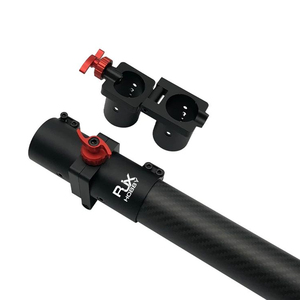 RJX 35/40mm Drone Folding Connector Round Carbon Fiber Rod Tube <b>Clamp</b> <b>Quick</b> Release Joint Anti-loose Buckle - Product Image 1