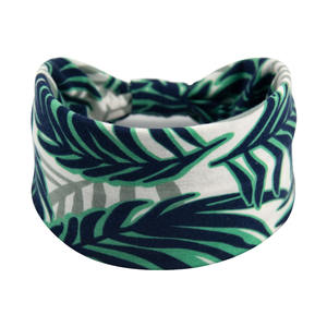 2024ผ้าโพกหัวมีความยืดหยุ่นสำหรับเล่นกีฬาพิมพ์ลายยุโรปอเมริกันเครื่องประดับผมใหม่ - Product Image 4