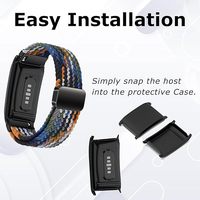 Tali Pengganti Olahraga dengan Desain Gesper Magnetik yang Dapat Disesuaikan, Tali Kepang yang Bernapas, Lembut, dan Elastis untuk Whoop 5.0 / 4.0