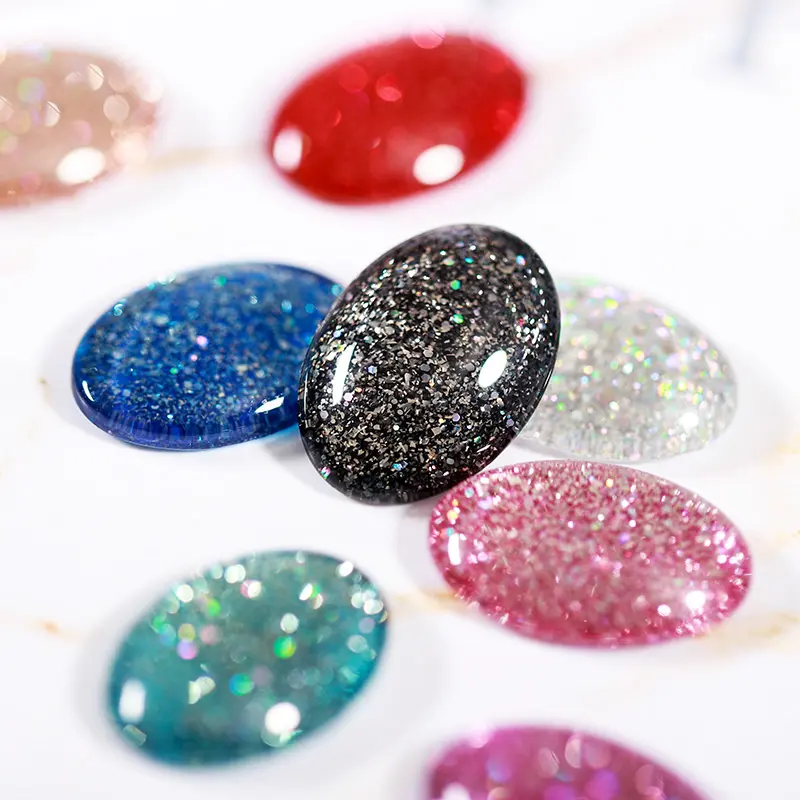 Private Label Gel Polish Glitter Nail Products Cosmetics LED Gel Nail Polish