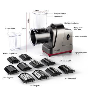 Máy cắt rau củ điện, máy bào trái cây, giá rẻ, máy bào salad, máy bào phô mai điện, dụng cụ chế biến thực phẩm gia đình - Product Image 2