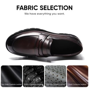 Vente en gros de mocassins pour hommes avec logo personnalisé, couleur personnalisée, service d'étiquetage, mocassins à enfiler pour hommes, chaussures décontractées pour affaires et loisirs - Product Image 4