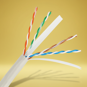 Sanyuan เสื้อแจ็กเก็ต PVC LSZH พร้อมกล่องพลาสติก23AWG CCA แบบดึง <span class=keywords><strong>CAT6</strong></span> 8ตัวนำ - Product Image 3