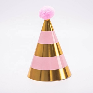 Décoration d'anniversaire en forme de cône, chapeaux en feuille d'aluminium argentés pour fête d'anniversaire d'enfants - Product Image 3