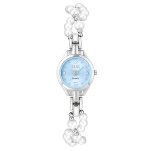 New Style <b>Pearl</b> Women's <b>Watch</b> with Chain, Light Luxury, Elegant, Gentle and Exquisite Bracelet <b>Watch</b> - Product Image 2