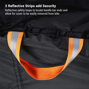 Couverture extérieure résistante à l'eau 210T résistante à la poussière légère de protecteur de vélo résistant aux UV de vélo - Product Image 2