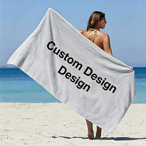 Serviette de plage de luxe 100% coton, douce, absorbante, qualité hôtel et spa - Product Image 1