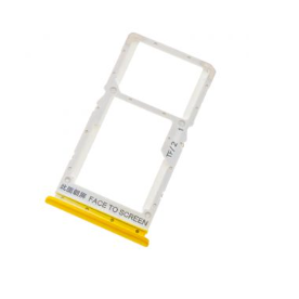 สำหรับเสี่ยวมี่ โพโค เอ็ม 3 โปรถาดใส่ซิมการ์ดและไมโครเอสดีการ์ด สีเหลือง วัสดุ ABS สำหรับหน้าจอ - Product Image 3