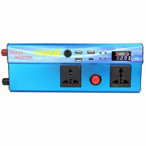Congsin Electronic Company 1500W multi-functional Power Inverter DC12V to AC 220V Modified Sine Wave Inverter with LED Display