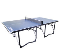 Table de tennis de table pliable avec système de rangement de balles sur roulettes (70 roues) pour entraînement individuel/collectif et transport facile