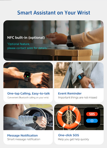 <span class=keywords><strong>GTS10</strong></span> AMOLED Smartwatch SF32LB523 Chip Drehbare Krone 360mAh Akku 3ATM Wasserdichte Uhr OEM - Product Image 6