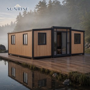 Maison conteneur extensible de luxe SUNRISE de 30 pieds, résistante aux fortes pluies, isolation thermique supérieure, résistante à la neige et au vent, préfabriquée - Product Image 1