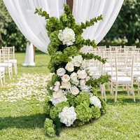 Nouvelle composition florale artificielle sur mesure, effet naturel, légère, moderne, pour mariage et Saint-Valentin