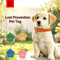 Individuell Gestaltbare PVC-Hundemarke mit QR-Code zur Vermeidung von Verlust, Anpassbare Haustier-ID-Marke