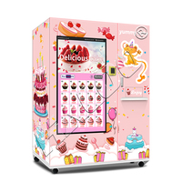 Haloo Automaat Leverancier Haloo Gekoelde Cake Automaat Te Koop Vers Voedsel Fruit Automaat Met Lift Met Koelsysteem