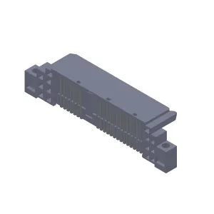 SLIMLINE Pin rizado Recto SMT Dispositivos de consumo PBT Fácil actuación Conector SATA Molex de paso de 0,05 "y 1,27mm