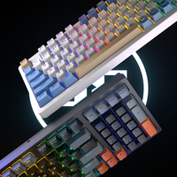 Clavier mécanique filaire 98 touches 1,5 m, 25 touches anti-ghosting, rétroéclairage LED, interrupteurs bleus pour clavier de jeu - Vente en gros usine