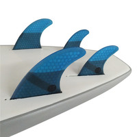 Ensemble de Quatre Ailerons de Surf en Fibre de Verre UPSURF FUTURE