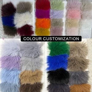 Casaco Curto Atacado de Pelo Sintético de Raposa para Mulheres, Casacos com Gola Larga, Jaqueta Curta de Pelo de Raposa com Manga Comprida - Product Image 6