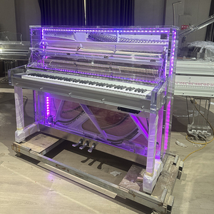 Piano Vertical de Cristal Transparente de Alta Gama, Fabricación Profesional Personalizada de Fábrica, Modelo 125 - Product Image 4